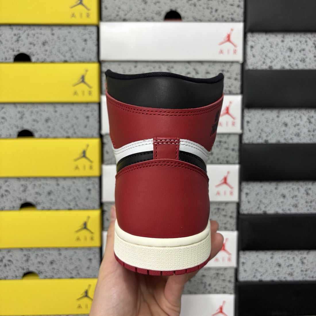 Air Jordan 1 High OG Black Toe Red