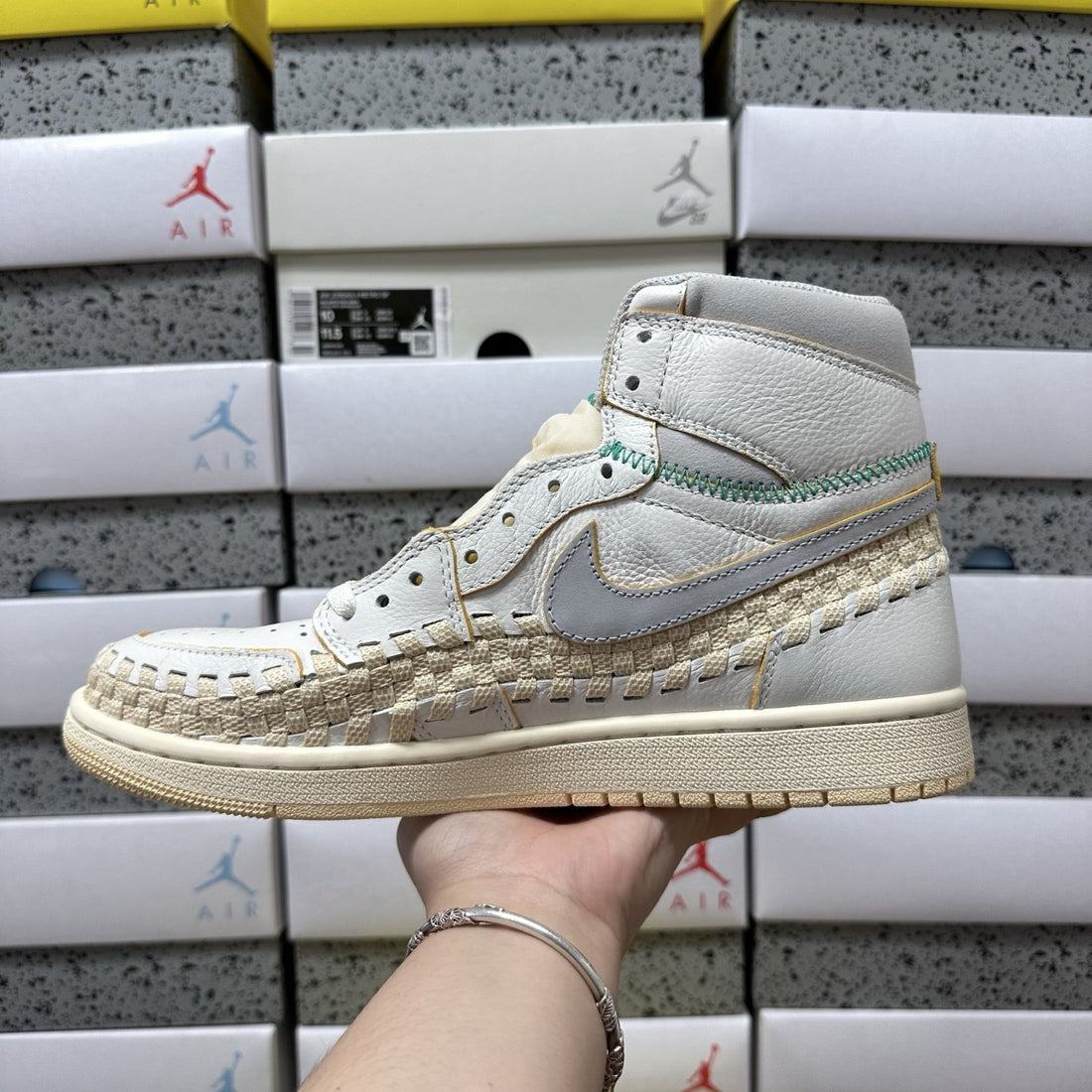 Air Jordan 1 High Woven Sail