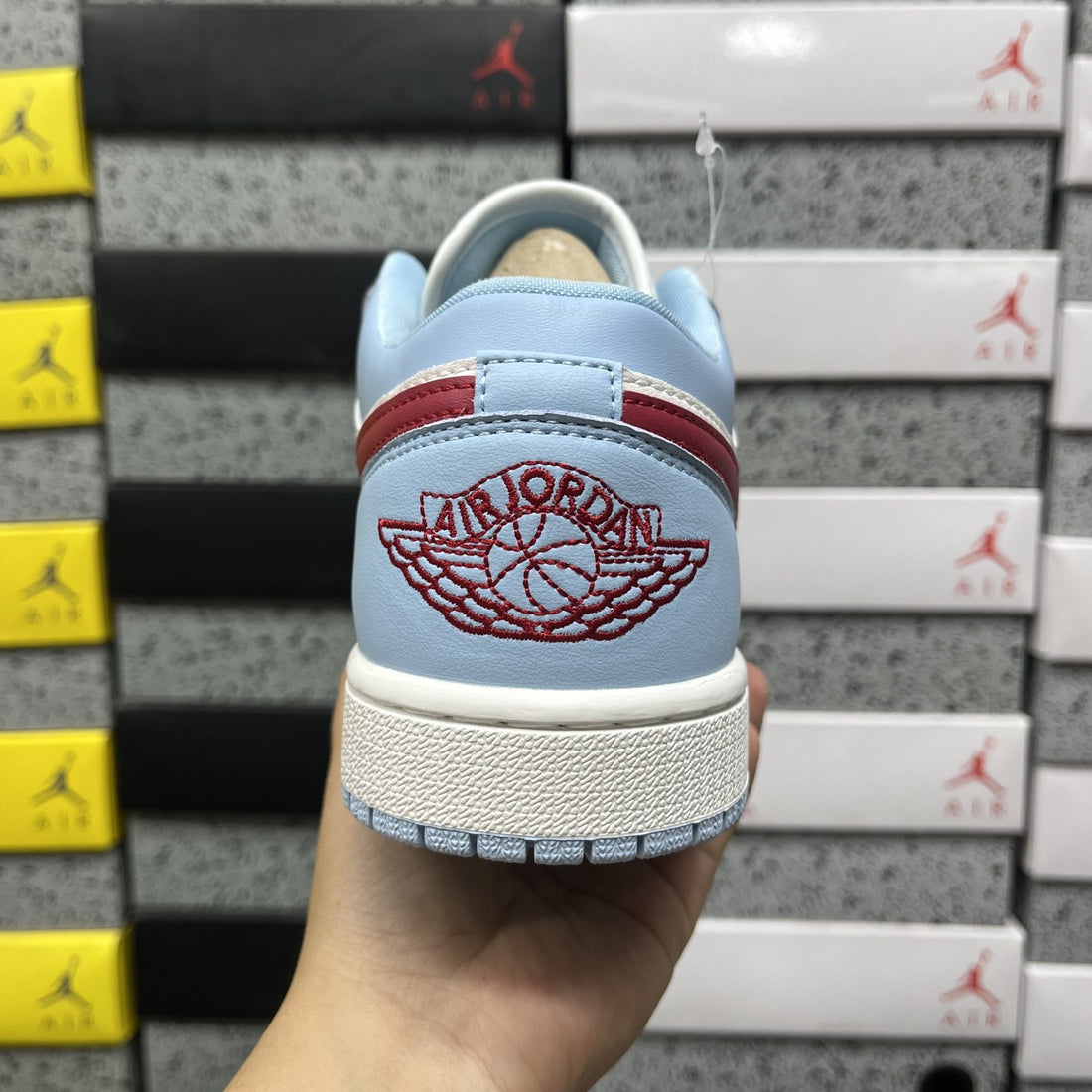 Air Jordan 1 Low Aluminum Burgundy