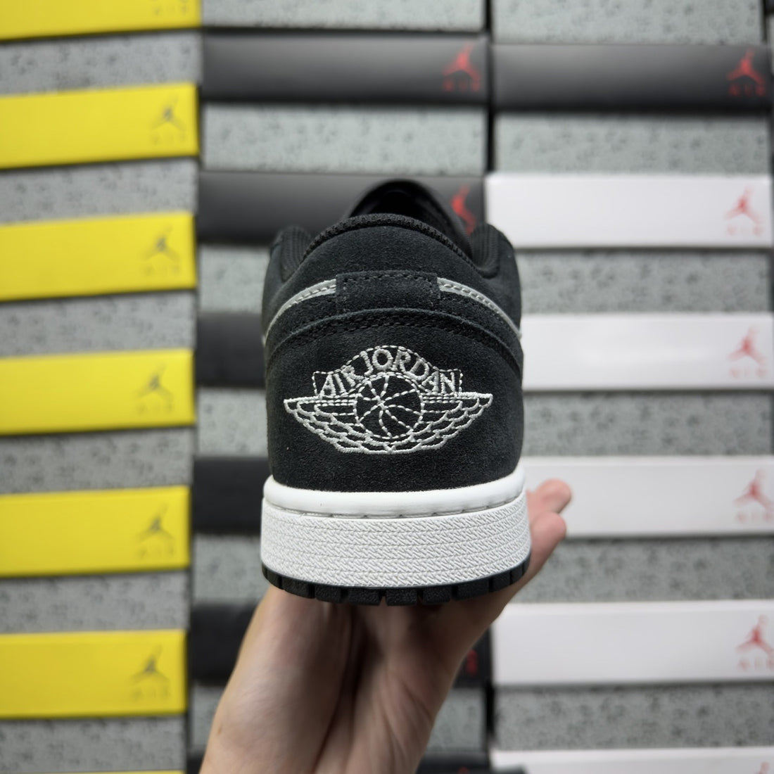 Air Jordan 1 Low Anthracite Black
