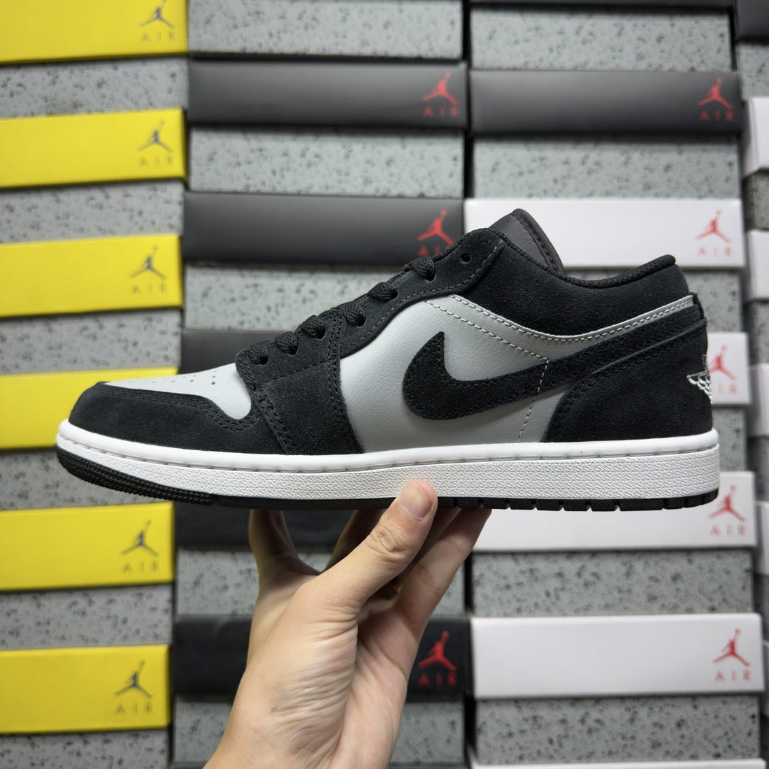 Air Jordan 1 Low Anthracite Black