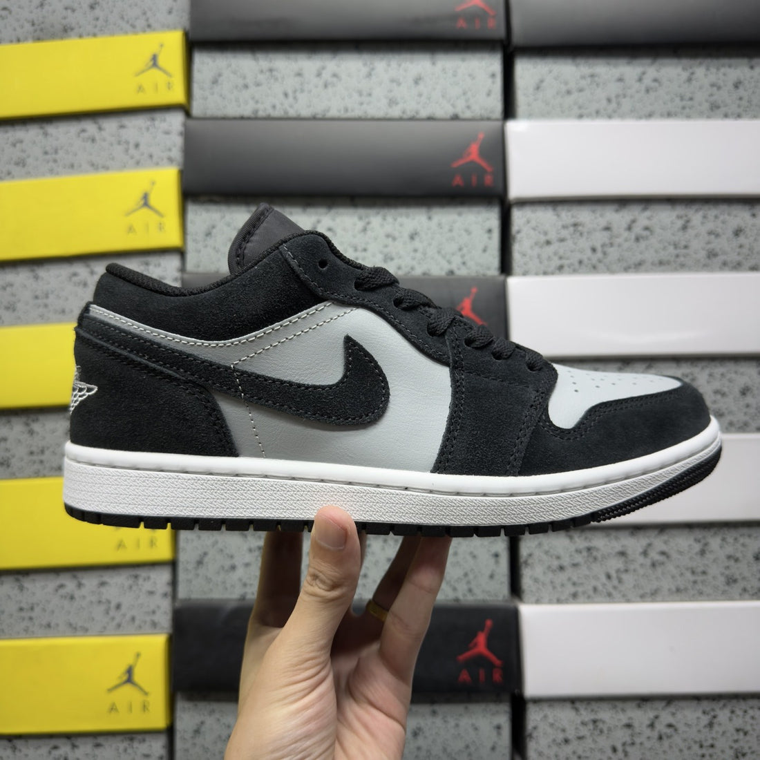 Air Jordan 1 Low Anthracite Black
