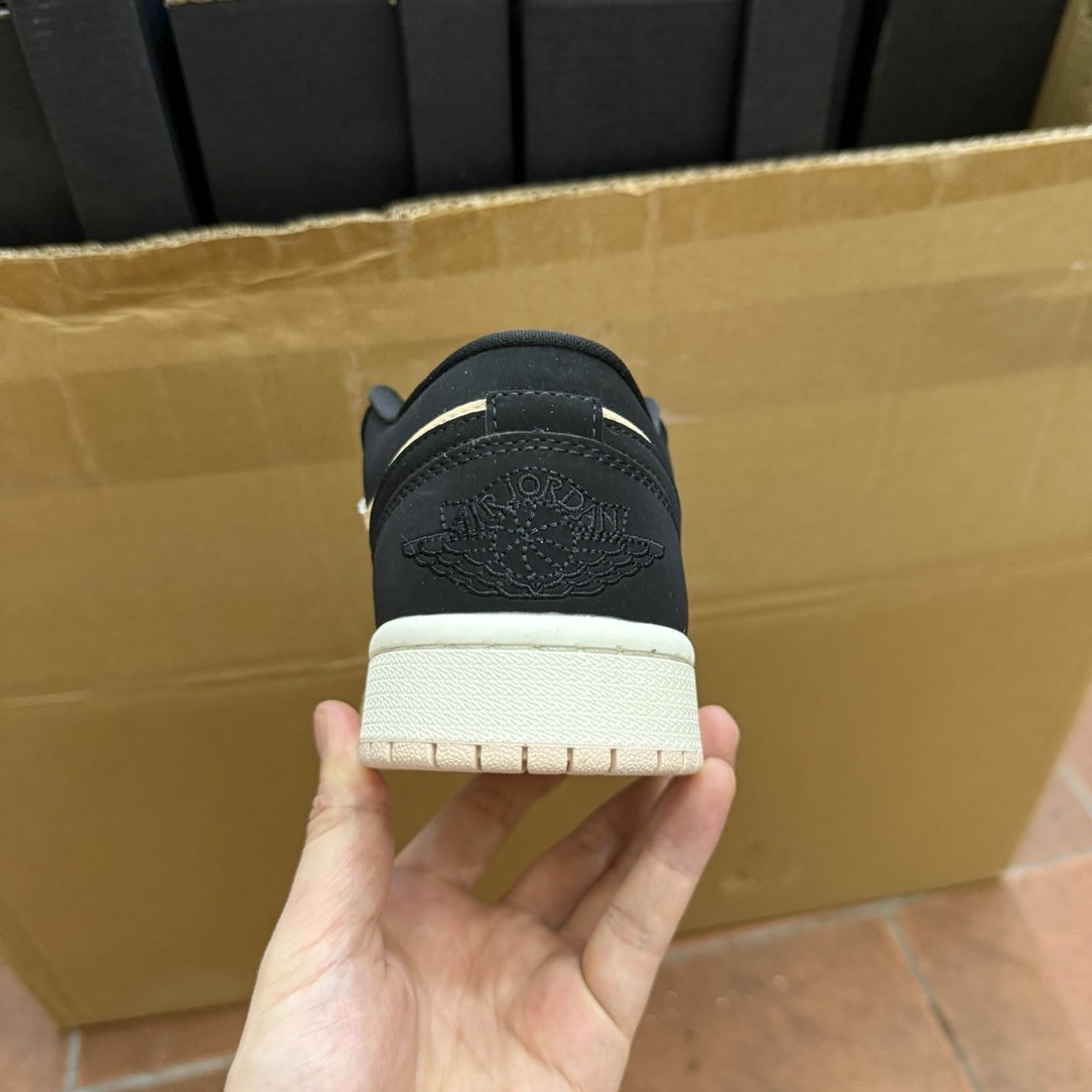 Air Jordan 1 Low Black Cream
