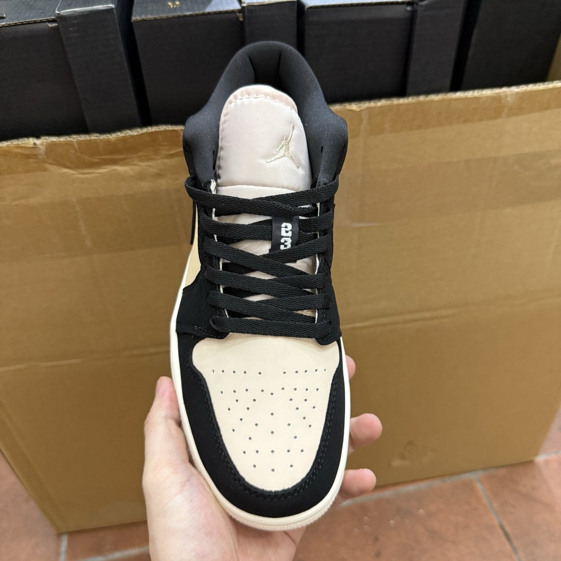 Air Jordan 1 Low Black Cream