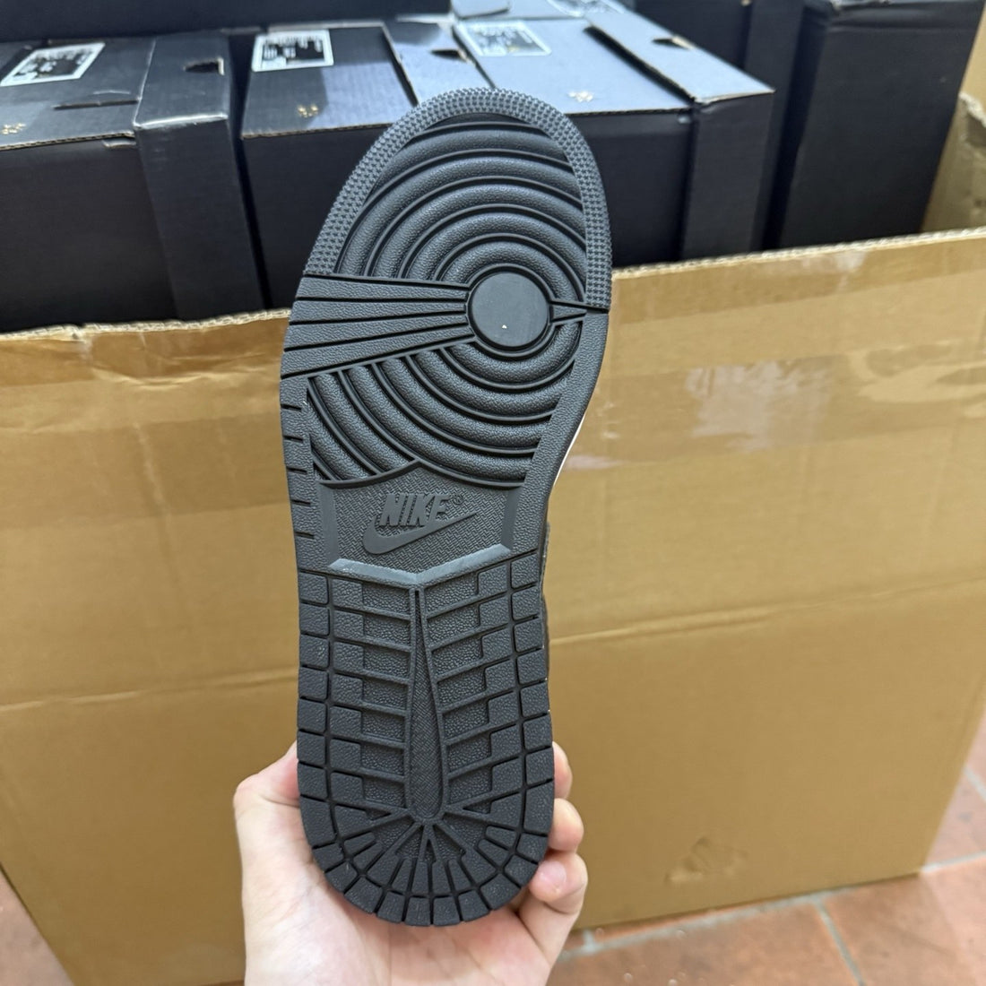 Air Jordan 1 Low Black Elephant Suede