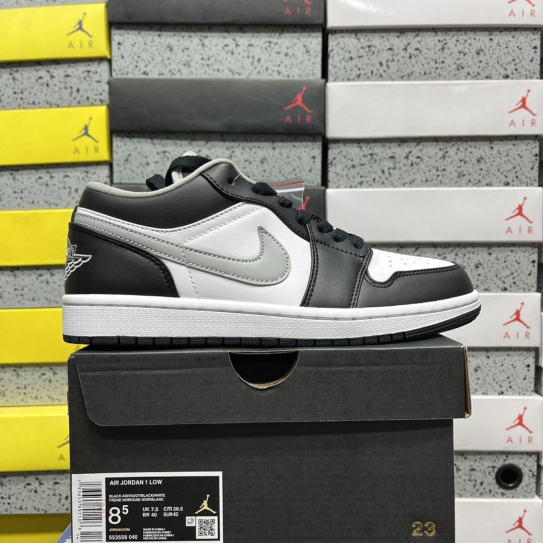 Air Jordan 1 Low Black Grey Toe