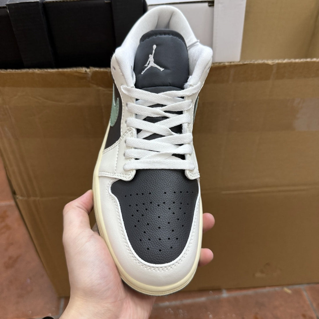 Air Jordan 1 Low Black Jade