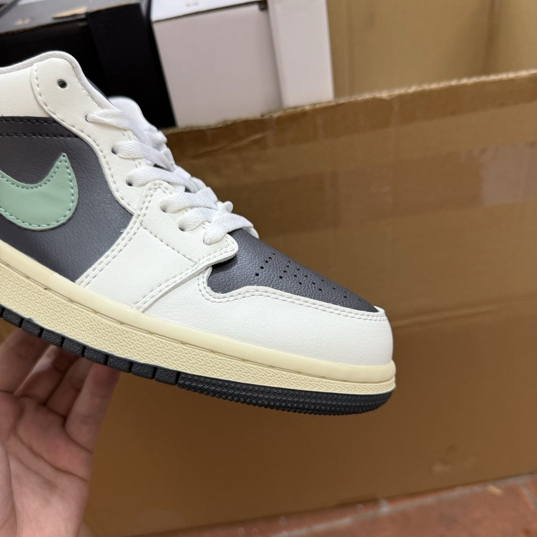 Air Jordan 1 Low Black Jade