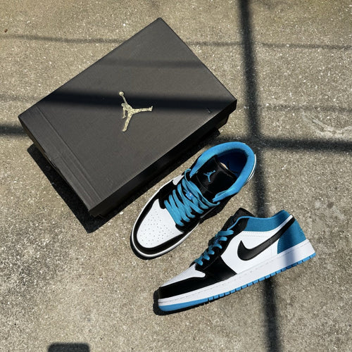 Air Jordan 1 Low Black Laser Blue