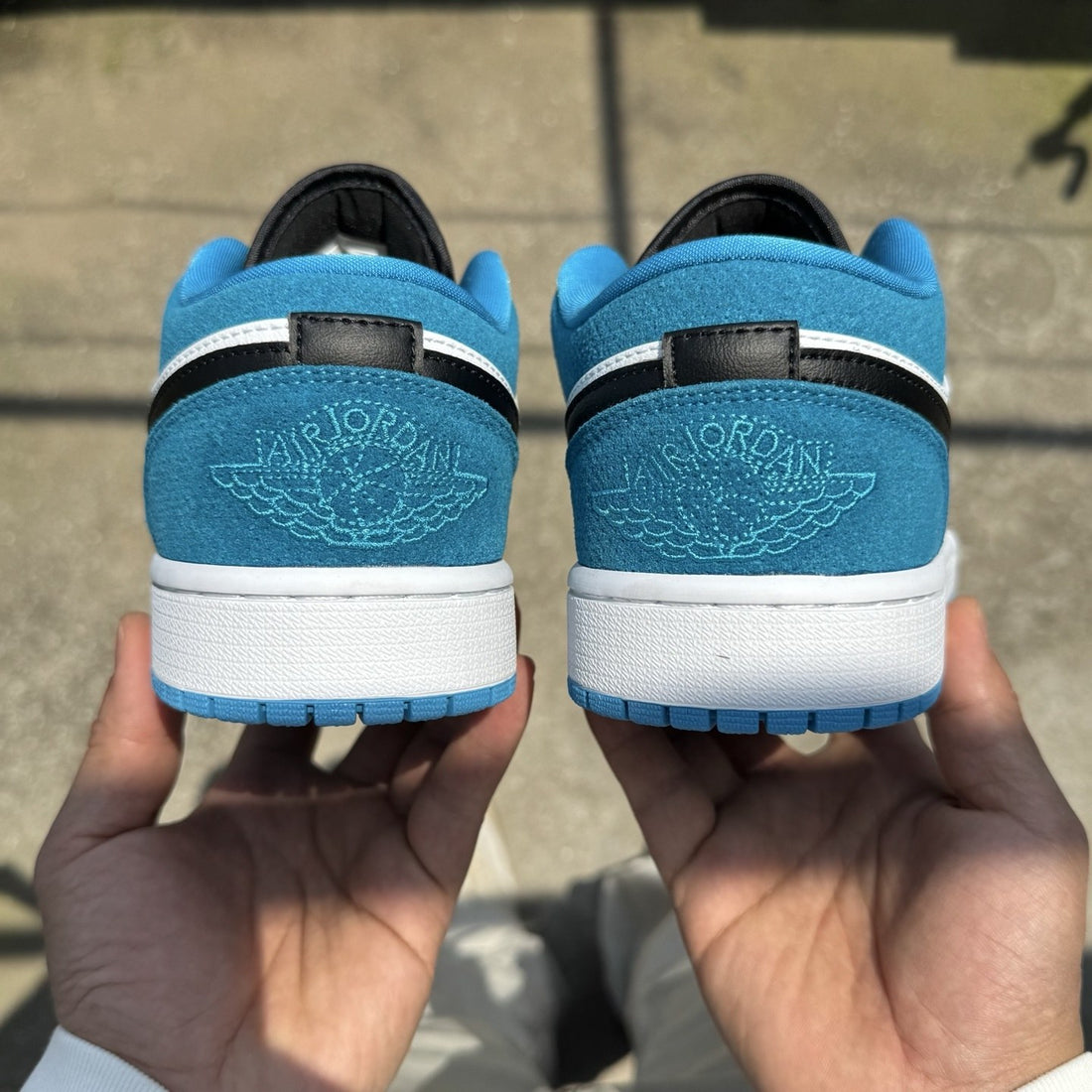 Air Jordan 1 Low Black Laser Blue