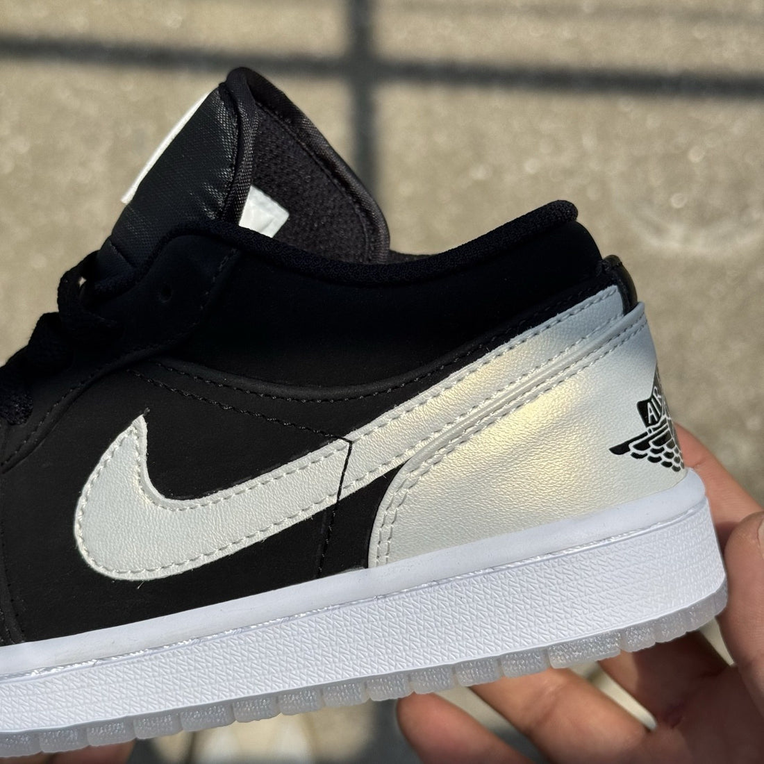 Air Jordan 1 Low Black Metallic
