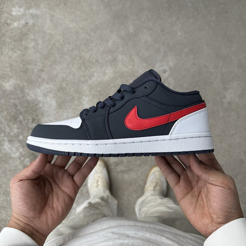 Air Jordan 1 Low Black Navy Red