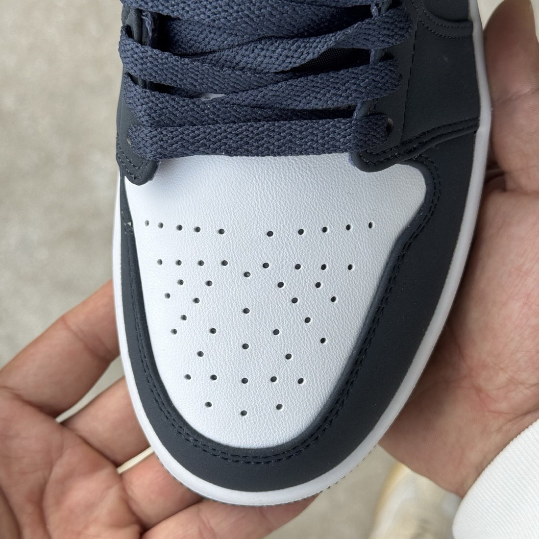 Air Jordan 1 Low Black Navy Red
