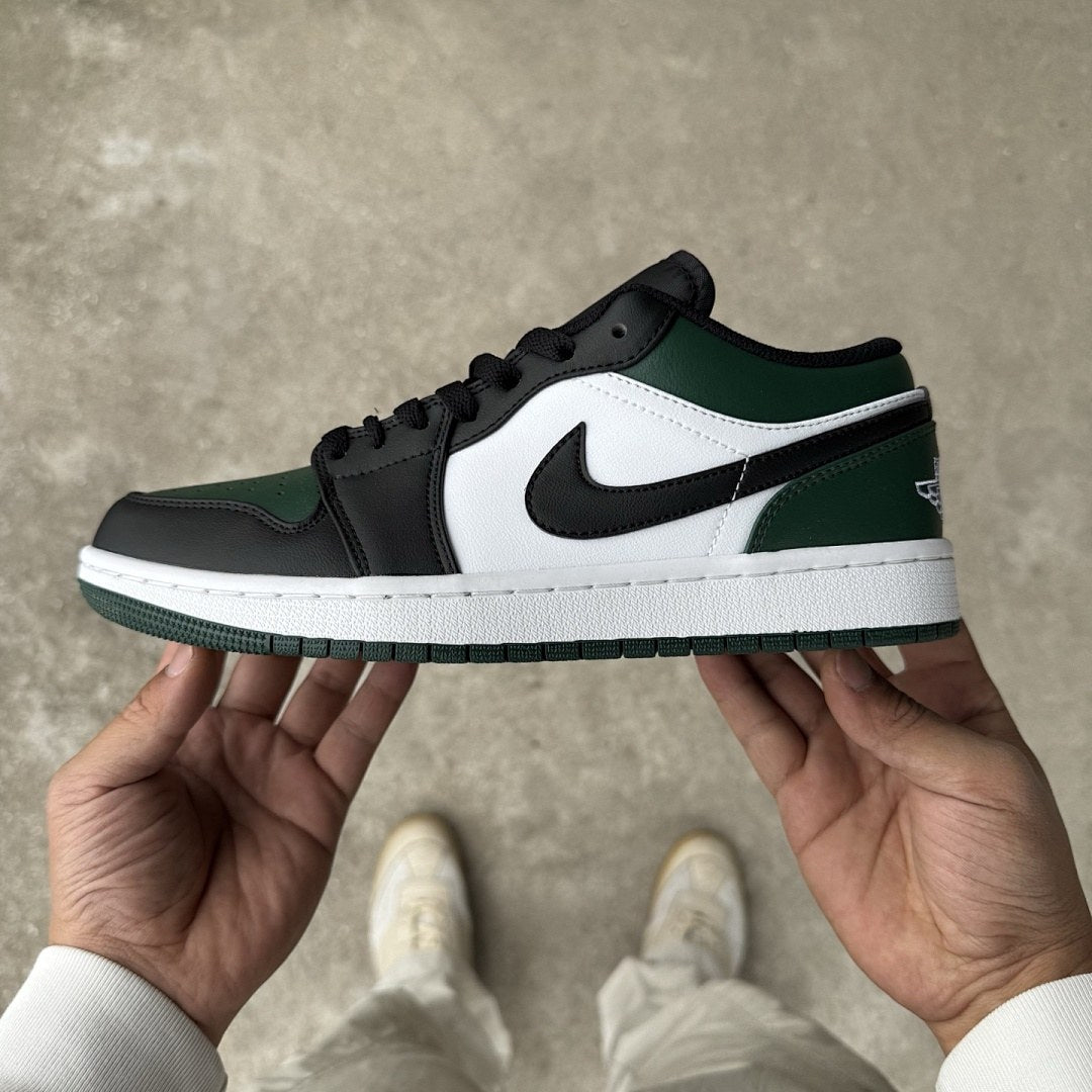 Air Jordan 1 Low Black Noble Green