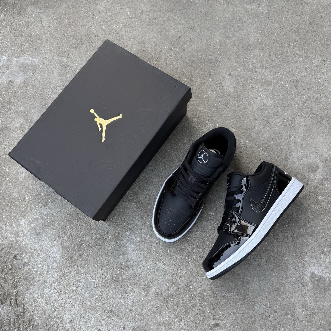 Air Jordan 1 Low Black Patent