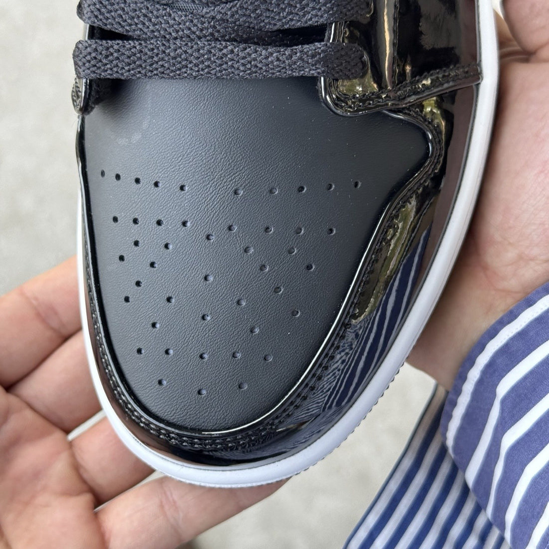 Air Jordan 1 Low Black Patent