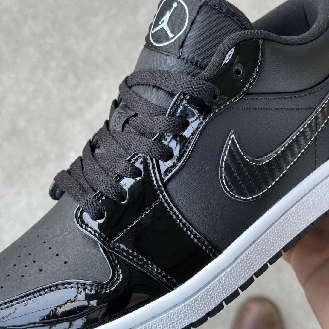 Air Jordan 1 Low Black Patent