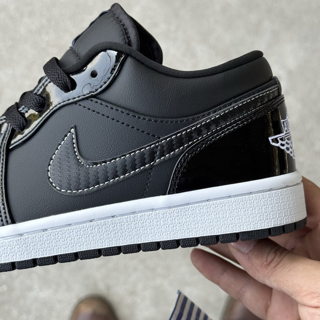 Air Jordan 1 Low Black Patent
