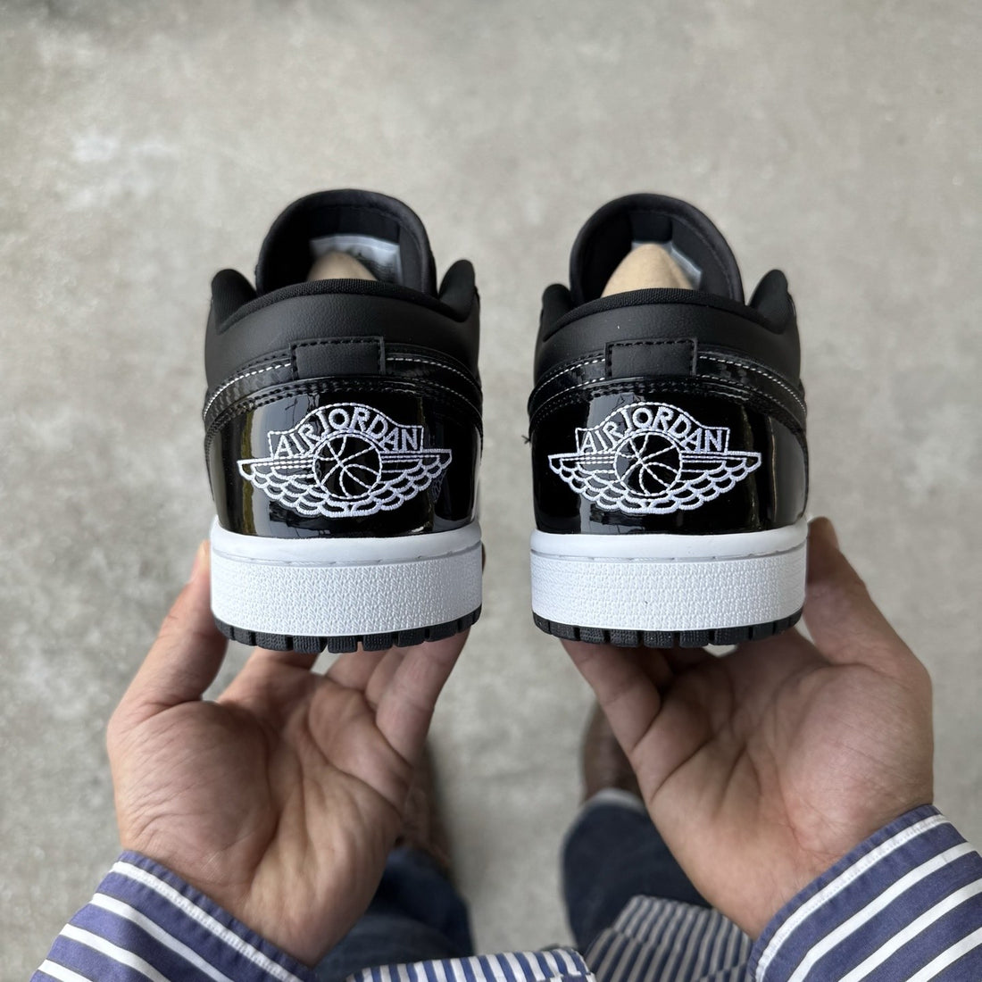 Air Jordan 1 Low Black Patent