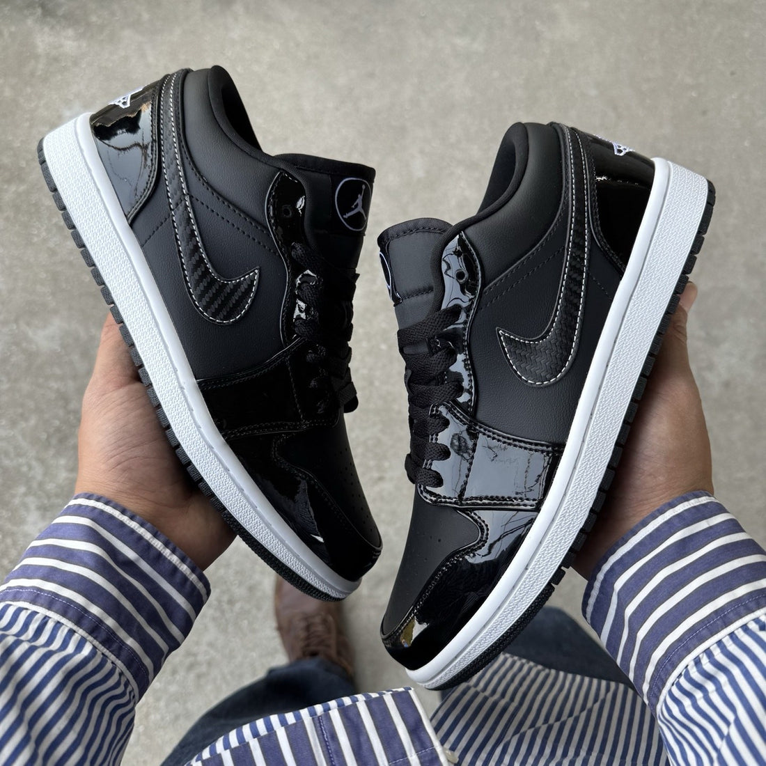 Air Jordan 1 Low Black Patent