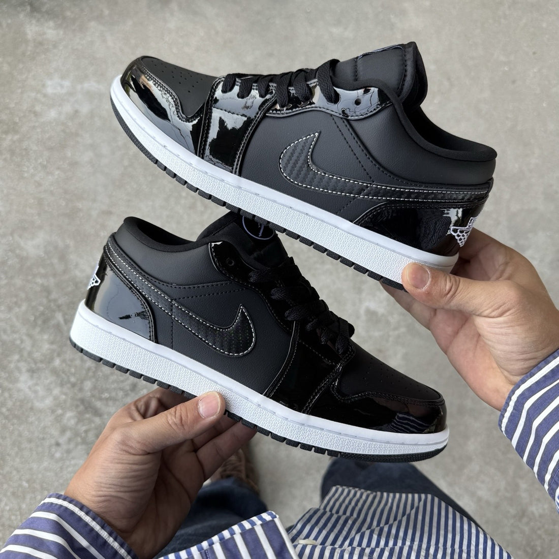 Air Jordan 1 Low Black Patent