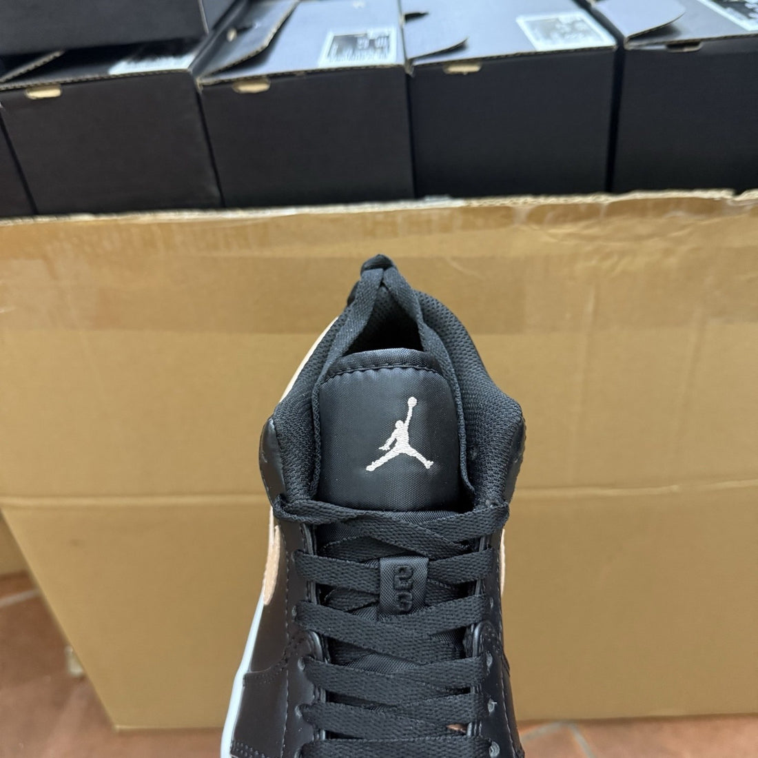 Air Jordan 1 Low Black Peach Ice