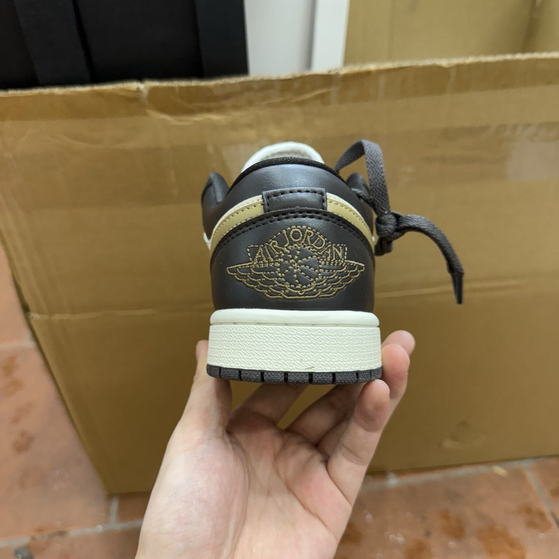 Air Jordan 1 Low Black Taupe