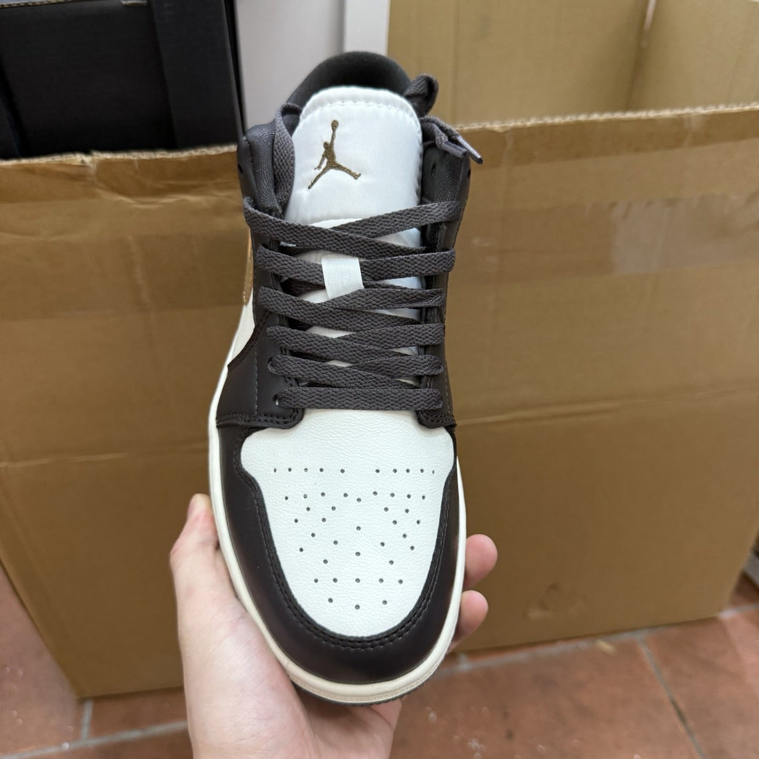 Air Jordan 1 Low Black Taupe