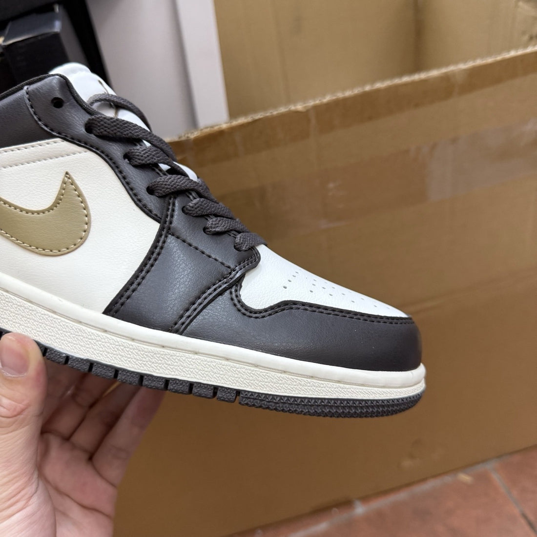 Air Jordan 1 Low Black Taupe