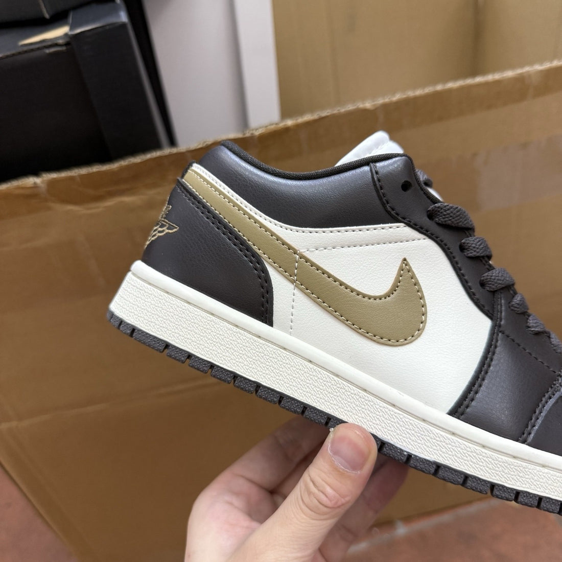 Air Jordan 1 Low Black Taupe