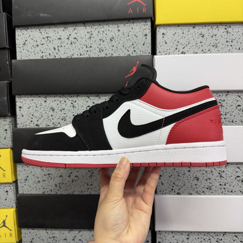 Air Jordan 1 Low Black Toe Red