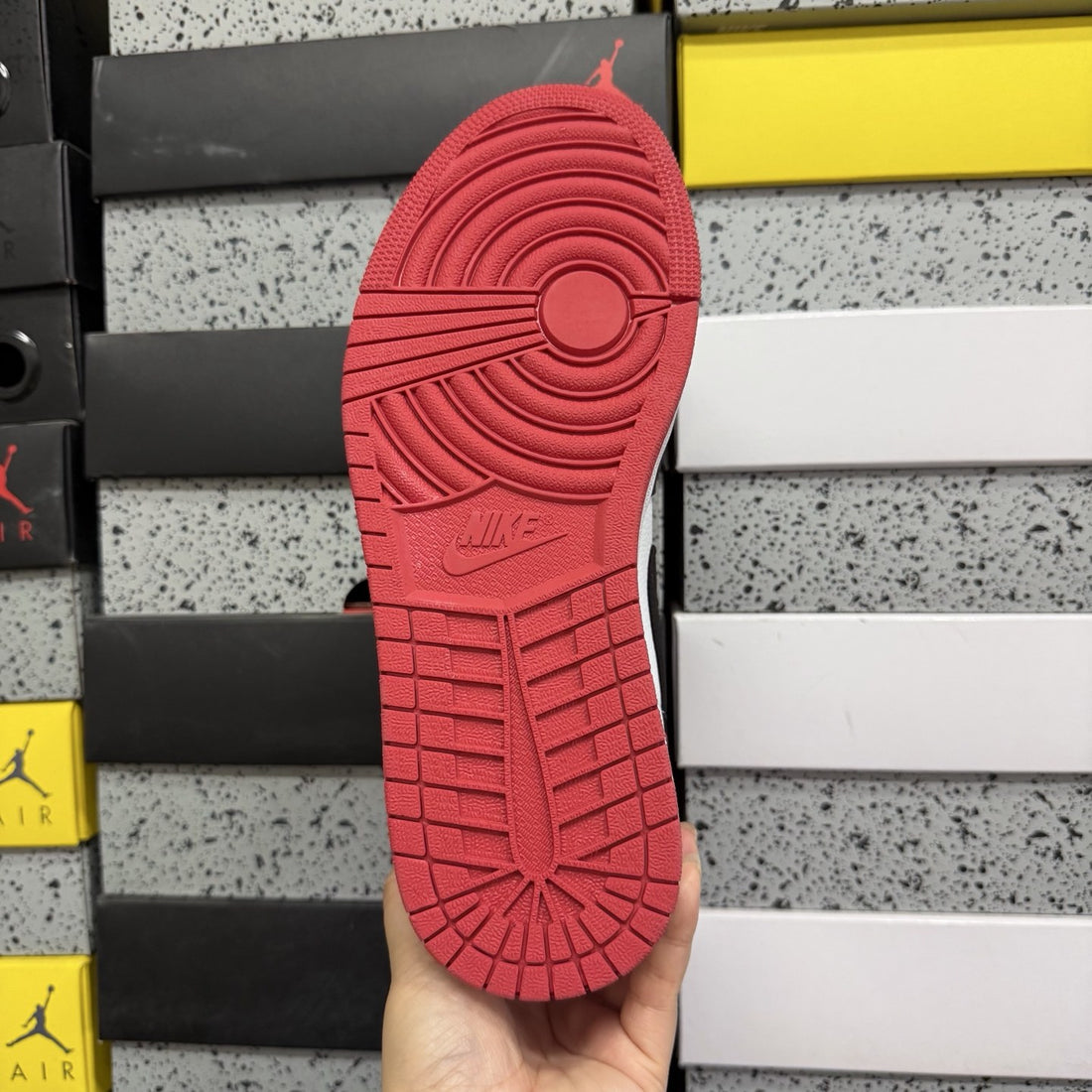 Air Jordan 1 Low Black Toe Red