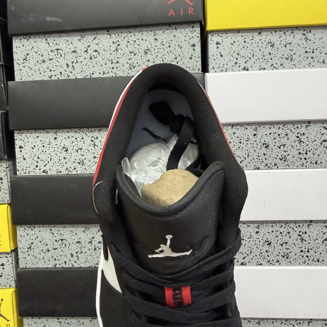 Air Jordan 1 Low Black Toe Red