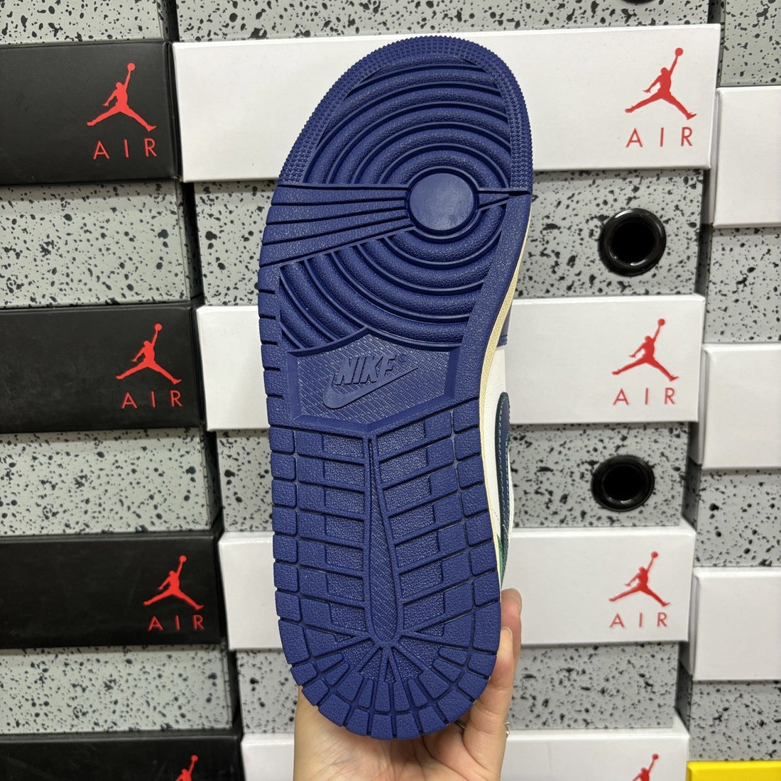 Air Jordan 1 Low Blue Green