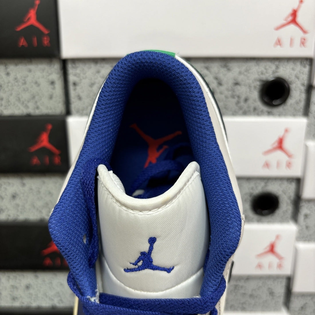 Air Jordan 1 Low Blue Green