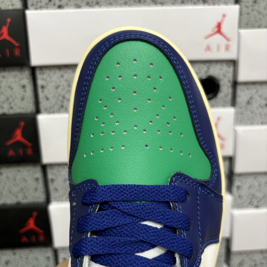 Air Jordan 1 Low Blue Green