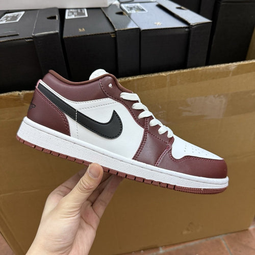 Air Jordan 1 Low Burgundy Black
