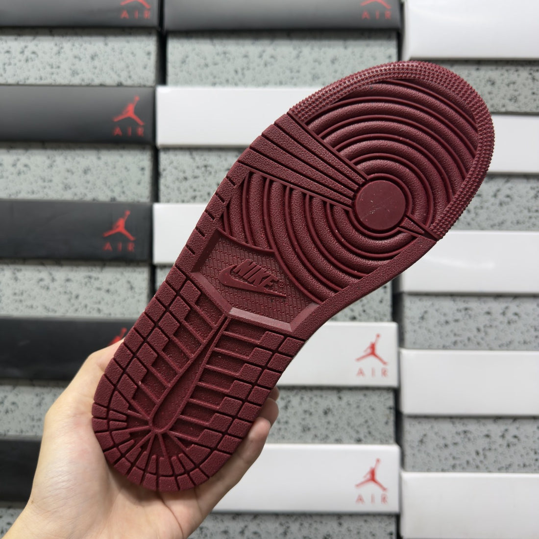 Air Jordan 1 Low Burgundy Brown