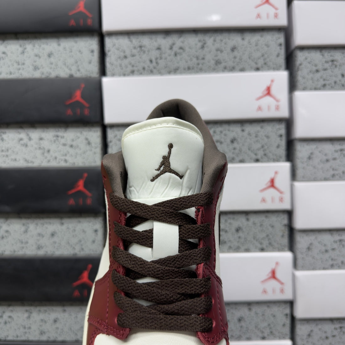Air Jordan 1 Low Burgundy Brown