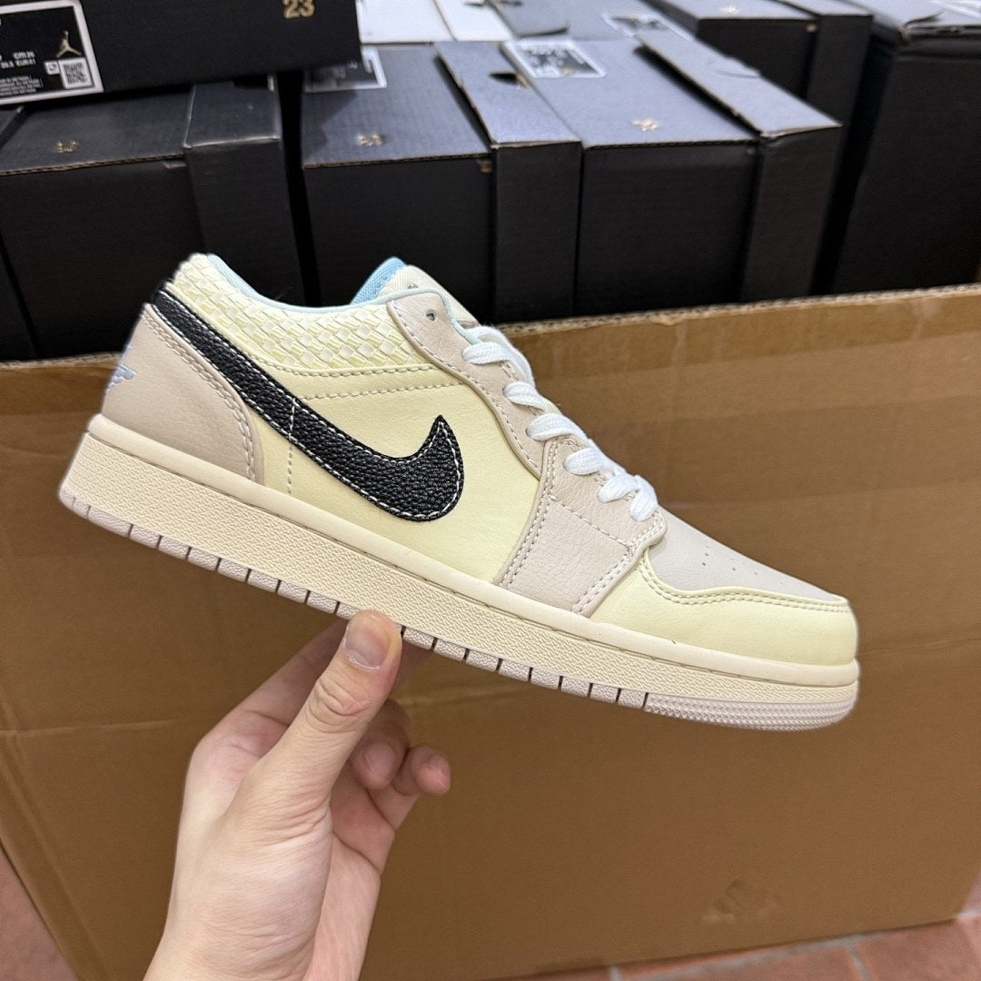 Air Jordan 1 Low Cream Snake