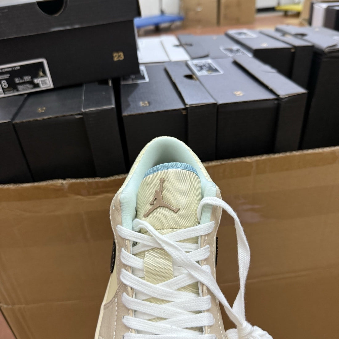 Air Jordan 1 Low Cream Snake