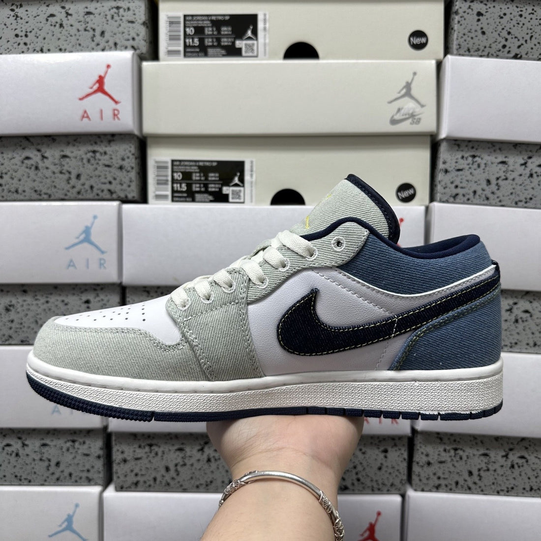 Air Jordan 1 Low Denim Navy