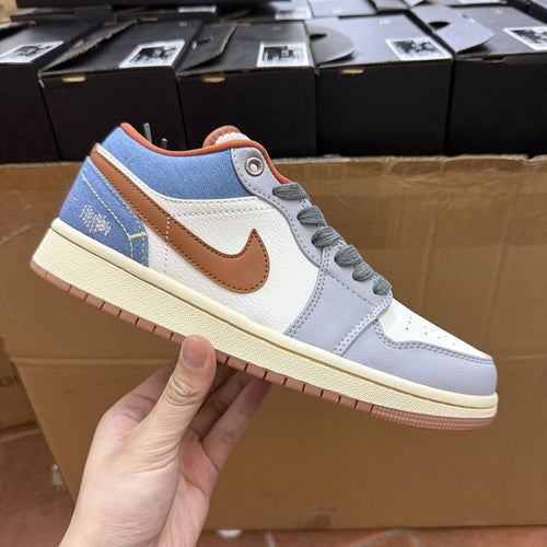 Air Jordan 1 Low Denim Rust