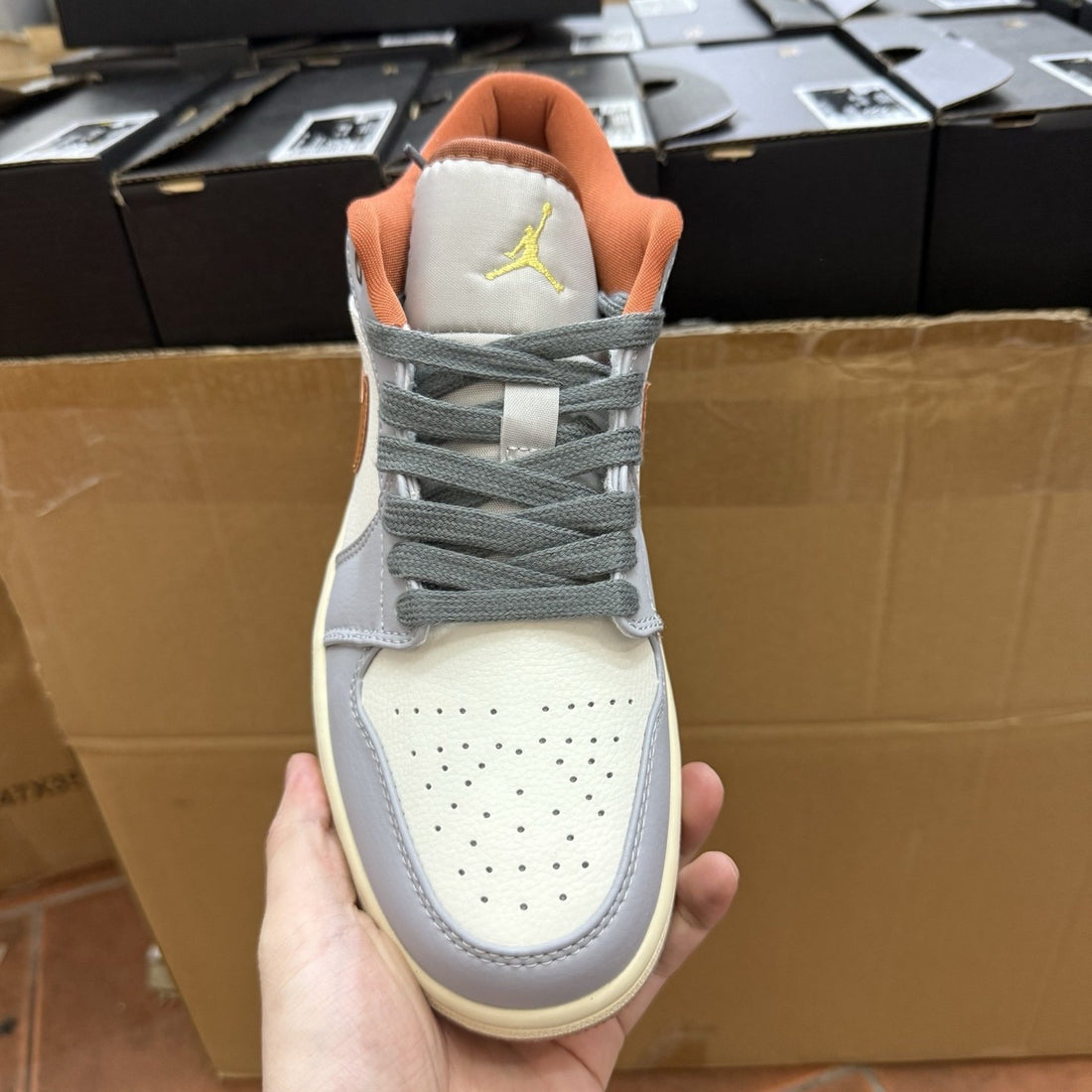 Air Jordan 1 Low Denim Rust