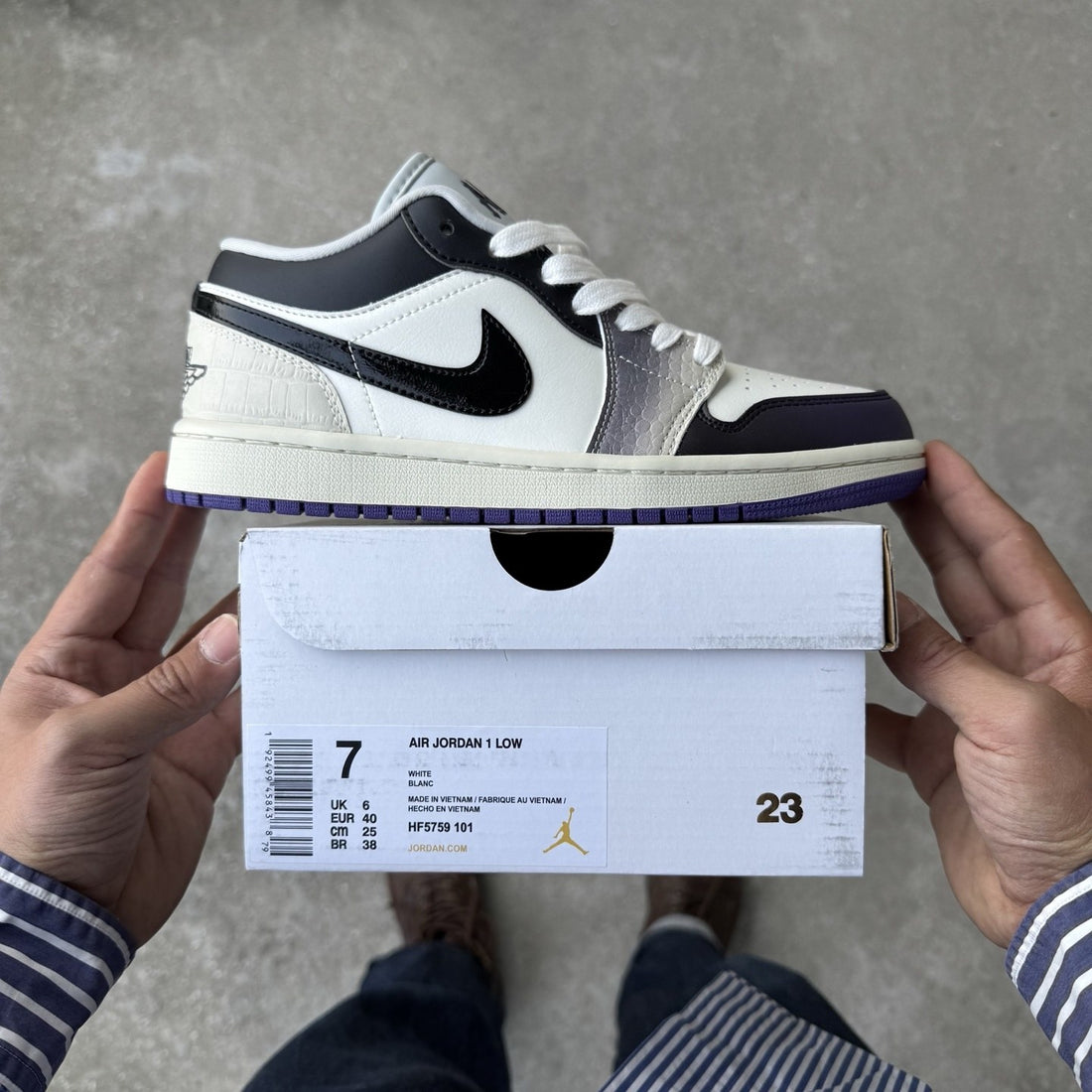 Air Jordan 1 Low Elephant Toe