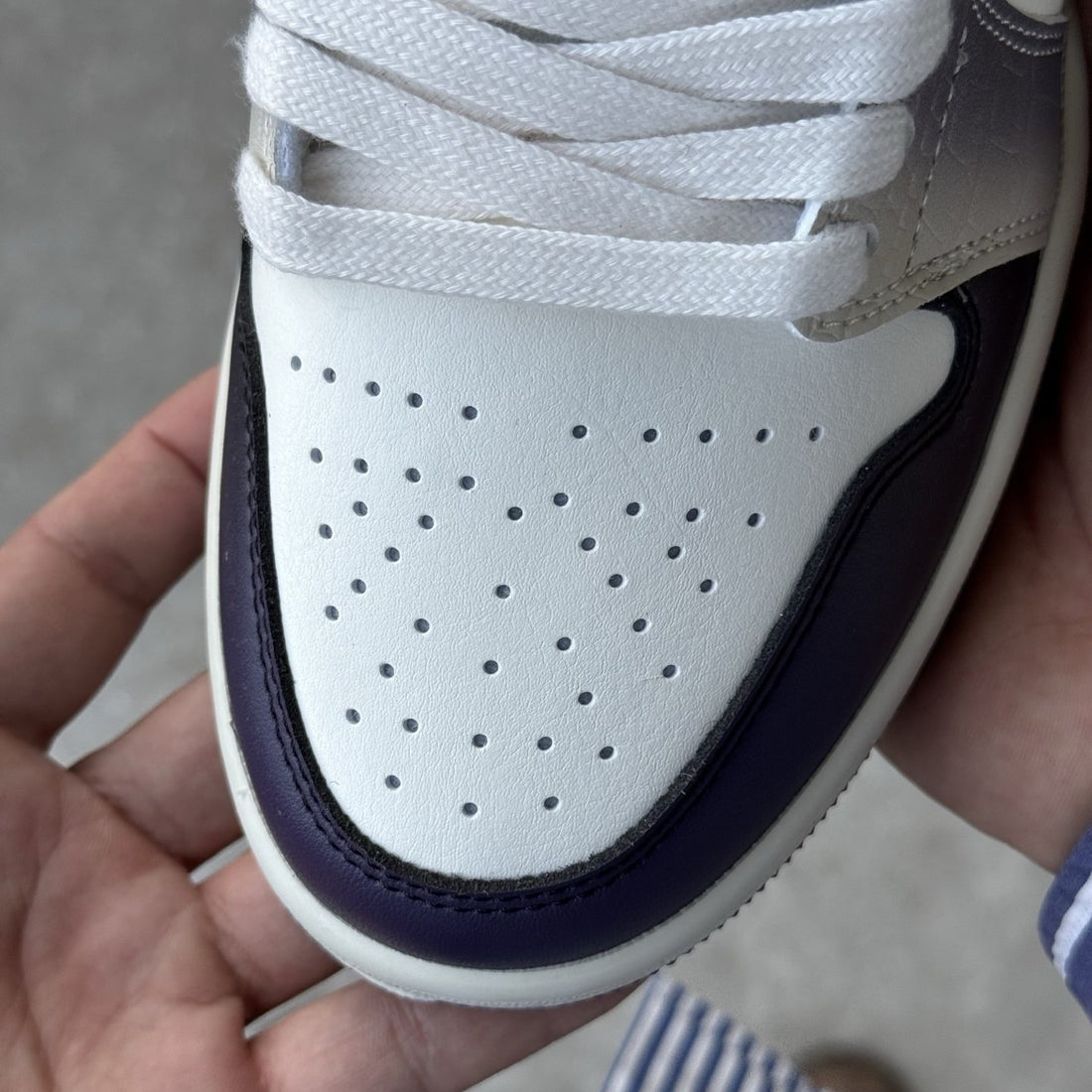 Air Jordan 1 Low Elephant Toe