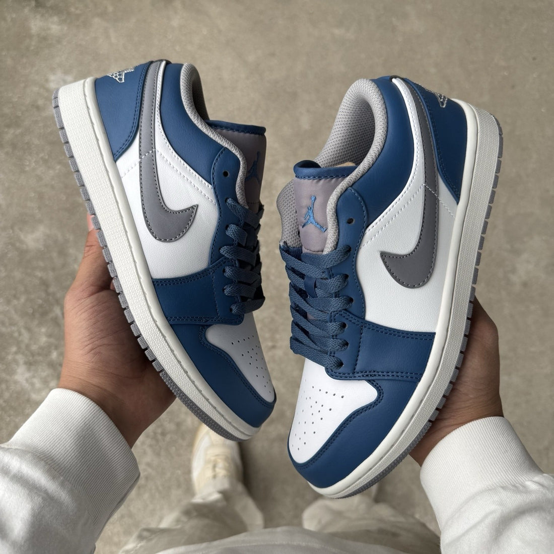 Air Jordan 1 Low French Blue Grey