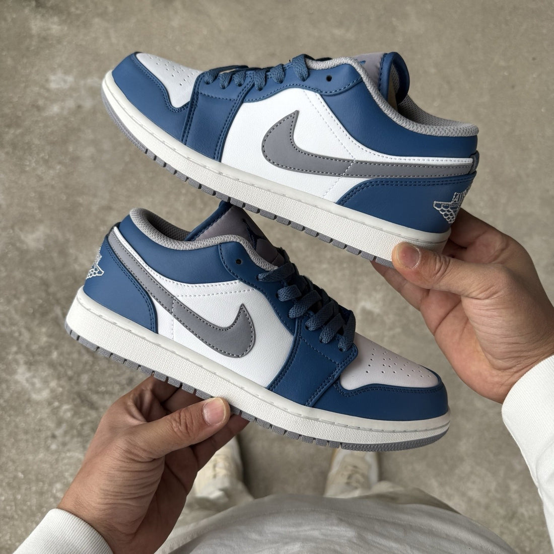 Air Jordan 1 Low French Blue Grey