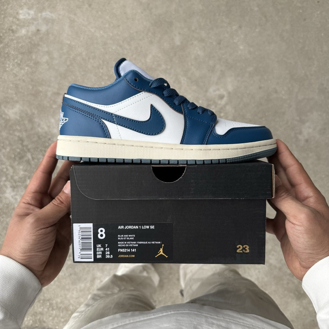 Air Jordan 1 Low French Blue Navy