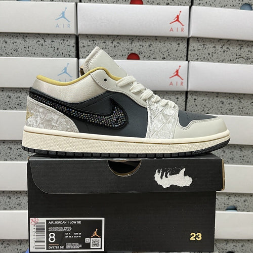 Air Jordan 1 Low Glitter Swarovski